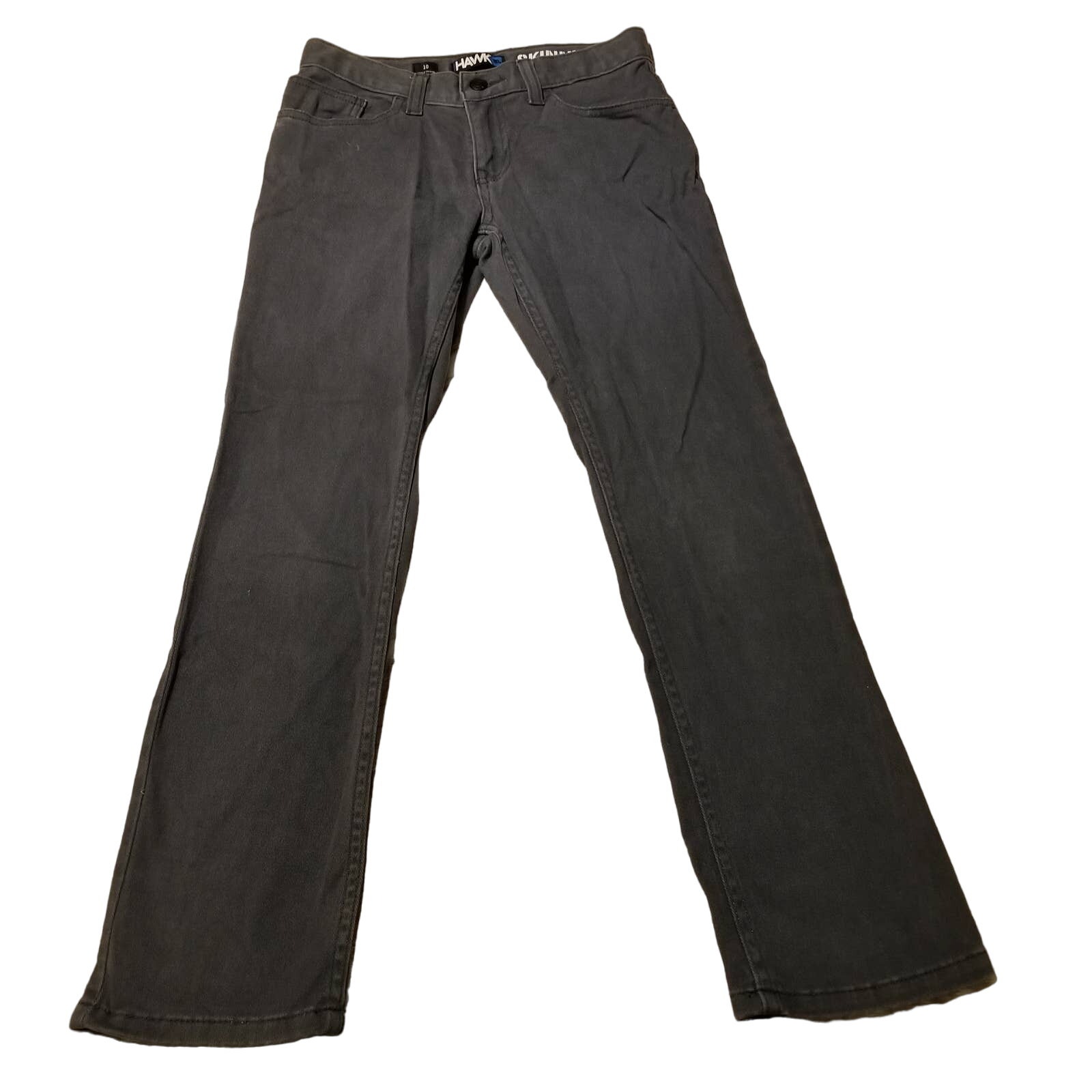 Boys Hawk Skinny Grey Jeans Size 10, Adj Waist